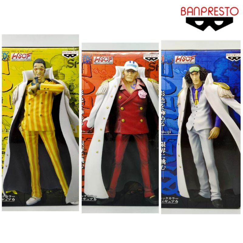 วันพีช 3 นายพล One Piece HSCF Hispec Coloring Figure - Akainu, Kizaru, Aokiji