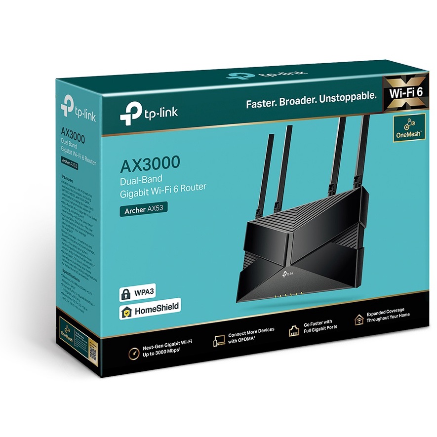 TP-LINK Archer AX53 Dual Band Gigabit Wi-Fi 6 Router