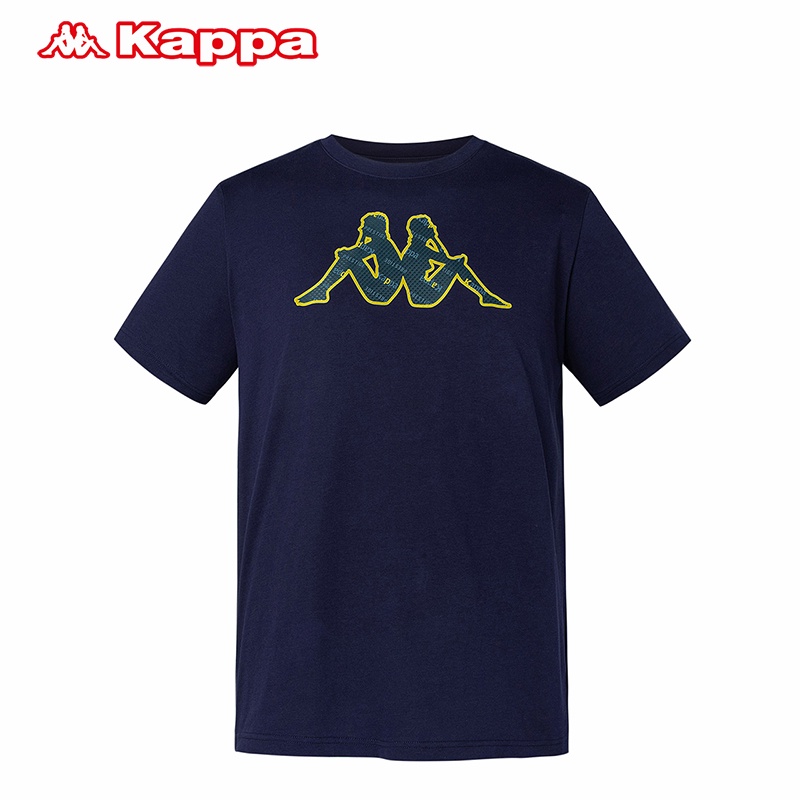 Kappa แขนสั้นผู้ชายฤดูร้อนใหม่กีฬาเสื้อยืดลําลองพิมพ์ครึ่งแขน K0B32TD22
