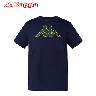 Kappa ใหม่ เสื้อยืดลําลอง แขนสั้น พิมพ์ลาย สําหรับผู้ชาย เหมาะกับการเล่นกีฬา K0B32TD22