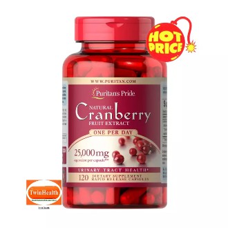 Puritan's Pride One A Day Cranberry 25,000mg. /120 Capsules