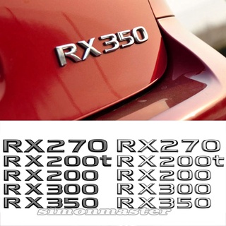 สติกเกอร์โลหะ ลายตราสัญลักษณ์ สําหรับติดตกแต่งตัวถังรถยนต์ Lexus RX270 RX200t RX200 RX300 RX350 1 ชิ้น