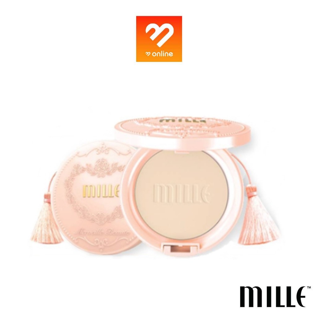 Boombeautyonline | ของแท้!! Mille Mineral Snail Collagen Pact มิลเล่ แป้งตลับ สเนลคอลลาเจน 11 g. แป้งหน้าเด้ง