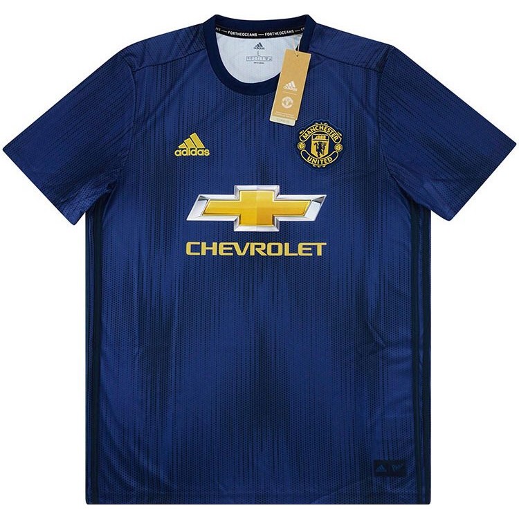 **Sold Out **เสื้อฟุตบอลแมนยู 2018-2019 ชุด 3 Third Jersey Size M (37-40นิ้ว) ของแท้