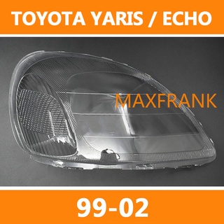 ฝาครอบไฟหน้ารถยนต์ สําหรับ TOYOTA YARIS ECHO1999-2002 ฝาครอบไฟหน้า / ฝาครอบไฟหน้าตรงรุ่น สำหรับ / ฝาครอบไฟหน้าสําหรับ / ฝาครอบเลนส์ไฟหน้า รถยนต์สําหรับ / เลนส์ไฟหน้า