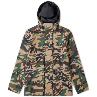 SLUM LTD - STUSSY SHELL HOODED JACKET Camo