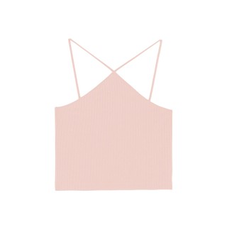 PAING เสื้อสายเดี่ยว ทรงสั้น รุ่น Basic Tank 009 (Baby Pink Color)