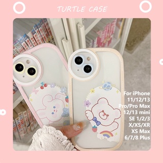 [พร้อมส่ง] เคสโทรศัพท์มือถือ กันกระแทก ลายการ์ตูน สําหรับ Apple iPhone 14 13 12 11 PROMAX XS XR XSMAX SE2020 6 7 8PLUS MINI