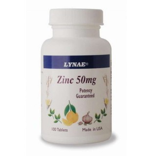 Lynae Zinc 50mg Vitamin USA ไลเน่ ซิงค์กลูโคเน็ต 50มก ช่วยลดปัญหาสิว ลดหน้ามัน หน้าใส ป้องกันปัญหาต่อมลูกหมาก ดูดซึมดี