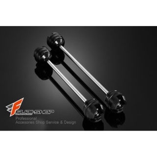 ชุดกันล้มล้อหน้า bikers for ฮอนด้า Honda MSX Front Axel Slider ดำ