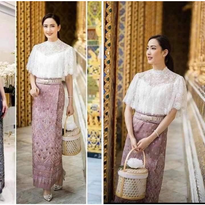 ✅เฉพาะเสื้อ🎉 XL XXL ชุดไทยแต้ว ชุดไทย ชุดไทยประยุกต์ เสื้อลูกไม้ ชุดไทยออกงาน ชุดไทยประยุกต์เสื้อผ้าลูกไม้ ชุดไทยผู้หญิง