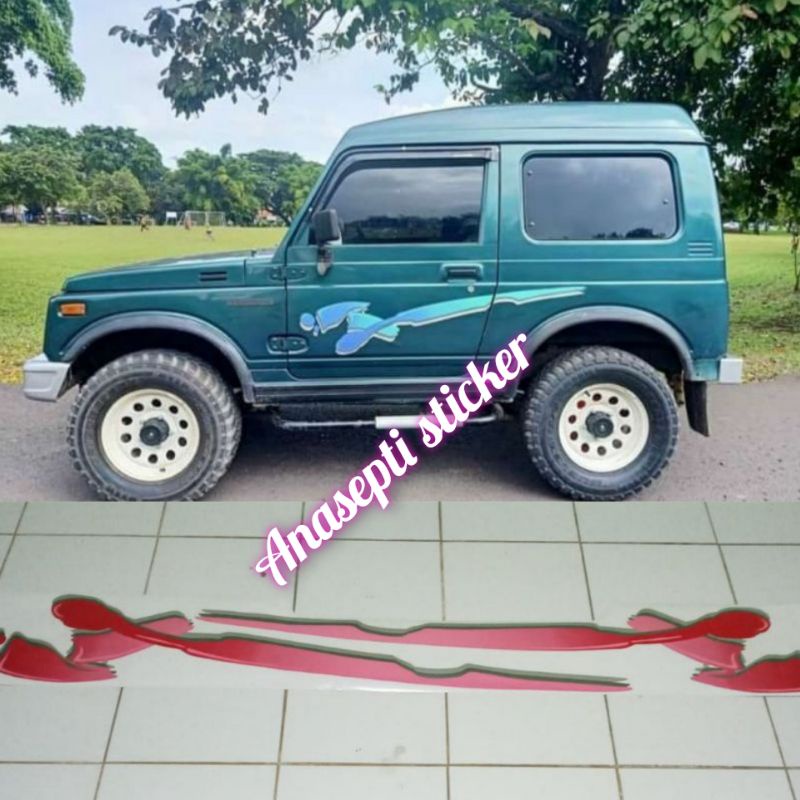 รายชื่อสติกเกอร์ตัวถัง Katana Jeep Bone / รายชื่อตัวถัง Katana / Katana Jimny 1.0 DX GX SUV รายชื่อส