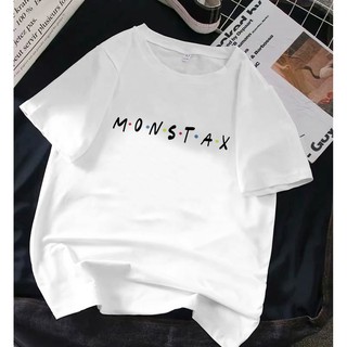 เสื้อยืด ขนาดใหญ่ พิมพ์ลาย Pretty Savage MonstaX x Friends