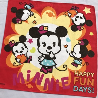 Minnie mouse ผ้าเช็ดหน้า มินนี่เม้าส์