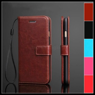 เคสโทรศัพท์หนัง PU ฝาพับ พร้อมช่องใส่บัตร สําหรับ Xiaomi Redmi Note 6 Redmi Note 6 Pro Redmi 6 Redmi 6 Pro Redmi 6A Xiaomi Mi A2 Lite A2Lite