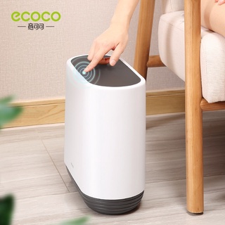 Ecoco ถังขยะความจุขนาดใหญ่ 10 ลิตรสําหรับห้องครัวห้องน้ําห้องนอน