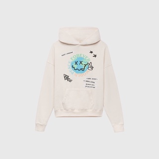 [ พร้อมส่ง ] HALF SHADOW  NO MORE HATE CREAM HOODIE