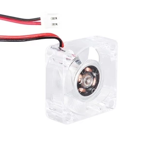 พัดลมระบายความร้อน แบริ่งไฮดรอลิก เรืองแสง LED 2510 3010 4010 12V 24V สําหรับเครื่องพิมพ์ 3D V6 Hotend