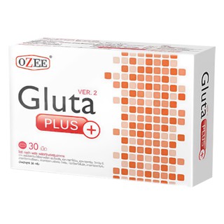 [หมดอายุ 01/2025] Ozee Gluta Plus (30 เม็ด) โอซี กลูต้า พลัส Version 2 ขาวเร็วกว่าเดิม 2 เท่า