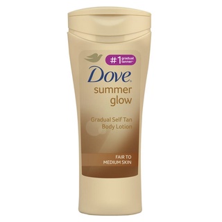 โลชั่นบำรุงผิวและเปลี่ยนผิวเป็นสีแทน Dove Summer Glow Nourish Lotion 400 ml