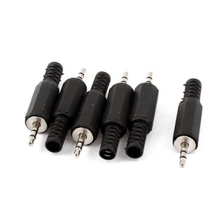 6pcs 2.5mm Stereo Male Plug Jack DIY Solder Headphones Audio Connector