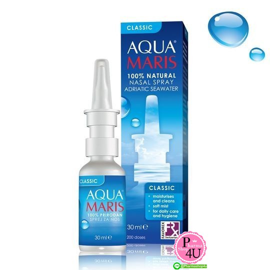 AQUA MARIS CLASSIC NASAL SPRAY 30 ML พ่นจมูก สเปรย์พ่นจมูก [6863]