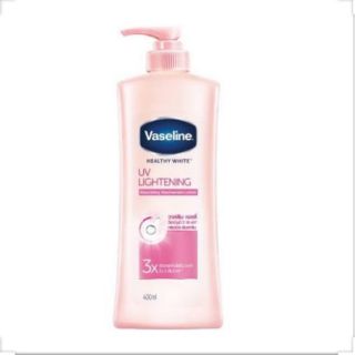 Vaseline วาสลีนเฮลธี้ไวท์ยูวีไวทเทนนิ่งโลชั่น B3 400 ml.