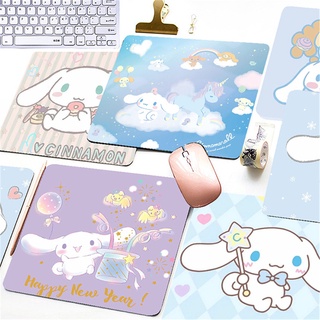 แผ่นรองเมาส์ กันลื่น พิมพ์ลายการ์ตูน Cinnamoroll น่ารัก สําหรับคอมพิวเตอร์ ใช้ในบ้าน และสํานักงาน จํานวน 1 ชิ้น