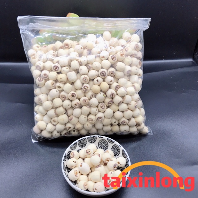 D22 เม็ดบัวแห้ง พร้อมส่ง ( 莲子 ) ขนาด 500g เม็ดบัว ธัญพืช