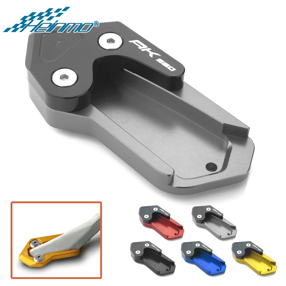 สําหรับ Kymco AK 550 ขาตั้งด้านข้างแผ่น Kickstand Extension Pad AK550 2017 2018