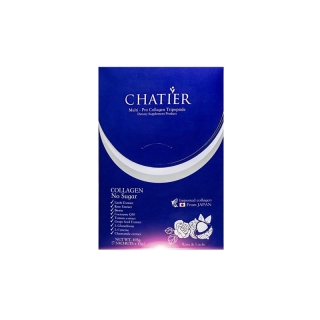 Chatier Collagen Tripeptide ชาร์เทีย คอลลาเจน พรีเมี่ยม ไตรเปปไทด์ คอลลาเจนน้องฉัตร (7 ซอง x 1 กล่อง)