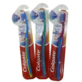 แปรงสีฟันจัดฟัน ชนิดขนนุ่ม คอลเกต Colgate Toothbrush