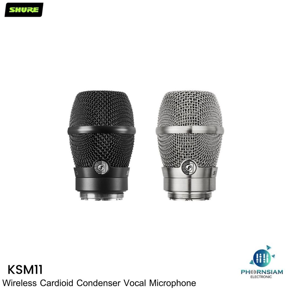 หัวไมค์ SHURE KSM11 สำหรับชุดไมโครโฟนไร้สาย CONDENSER SHURE, PREMIUM WIRELESS VOCAL MICROPHONE CAPSU