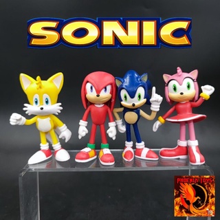 โมเดล โซนิค Sonic The Hedgehog ขนาด 9 Cm. สีสวย งานดี พร้อมส่ง