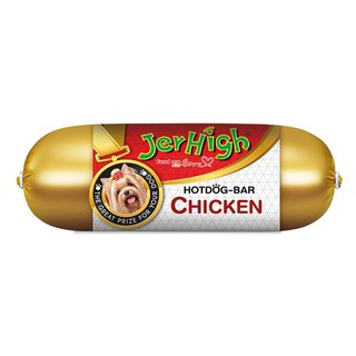 ราคาพิเศษ!! เจอร์ไฮ ฮอดดอกบาร์ รสไก่ 150 กรัม Jerhigh Dog Snack Hotdog-Bar Chicken Flavor 150 G.