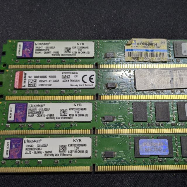 RAM PC DDR3 BUS1333 16 CHIP 1x4GB