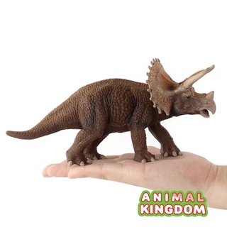 Animal Kingdom - โมเดลไดโนเสาร์ Triceratops ขนาด 20.50 CM (จากหาดใหญ่)