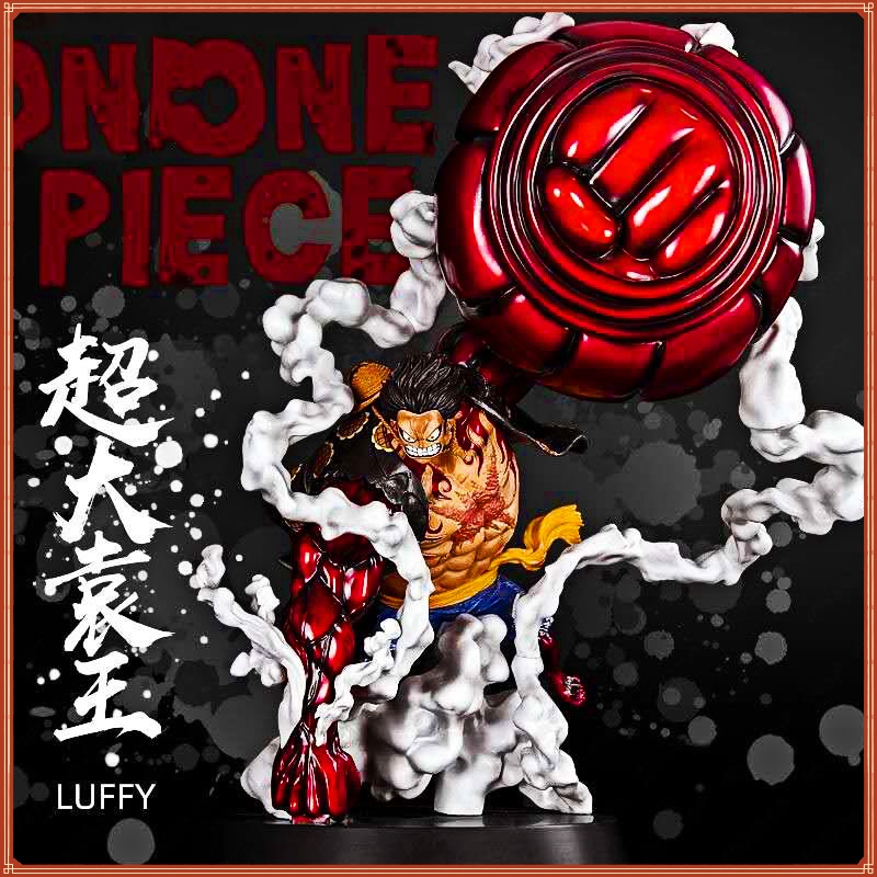 【พร้อมส่ง】โมเดลอนิเมะ one piece luffy gear 4 วันพีชโมเดล ลูฟี่ เกียร์ 4 ลูฟี่ตัวการ์ตูน one piece fi