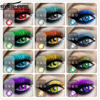 Eyeshare คอนแทคเลนส์ หลากสีสัน สําหรับแต่งคอสเพลย์ฮาโลวีน 1 คู่