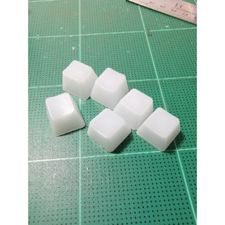 blank keycaps 1 ea คีย์แคปเปล่า OEM สีขาวขุ่น ไฟลอดได้​