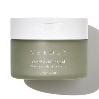 Needly Cicachid Chilling Pad - 200g แผ่นเช็ดทำความสะอาดผิวหน้า มอบความชุ่มชื้นให้ผิวชุ่มช่ำ [แท้100%/พร้อมส่ง]