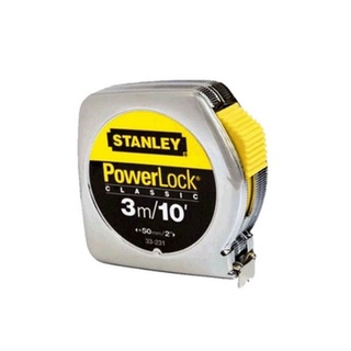 STANLEY POWERLOCK ตลับเมตร 3 เมตร 10 ฟุต สแตนเลย์ รุ่น 33-231