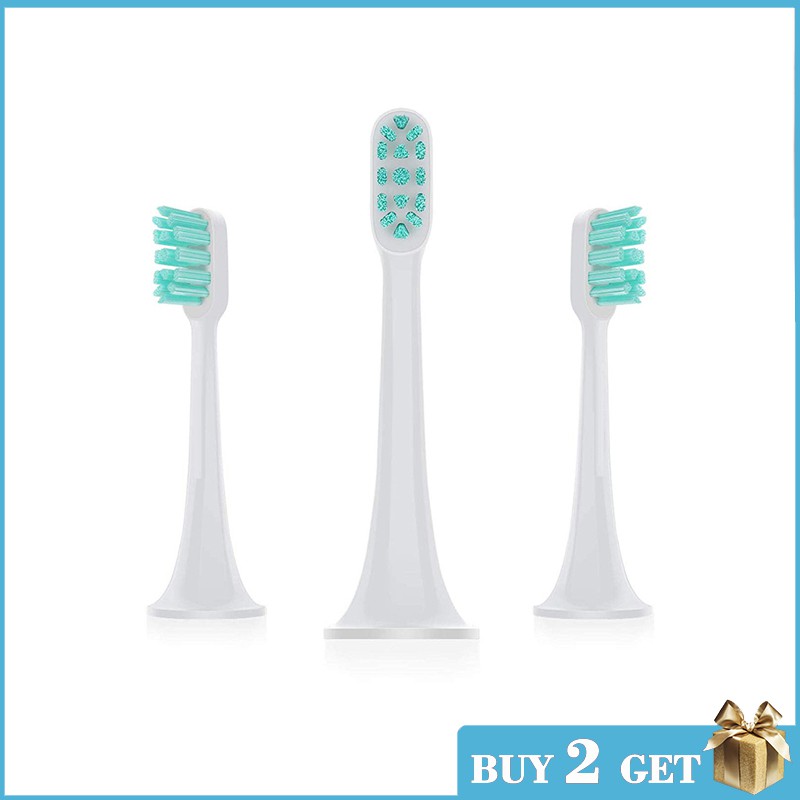 Xiaomi หัวแปรงสีฟัน หัวแปรง 3ชิ้น Replacement ToothBrush Heads For Xiaomi Mijia T300 T500 Sonic Electric Toothbrush Oral