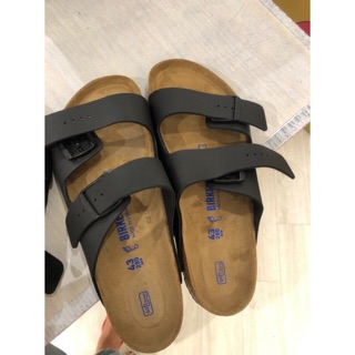 Birkenstock Arizona พื้นนิ่ม หนังแท้ ห่วงดำ เท่ห์ๆ สั่งได้ทุกสี