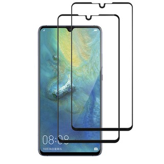 2 PCS ฟิล์มกระจกนิรภัย เต็มจอ Huawei Mate 20 Mate 20 X อุปกรณ์กันรอยหน้าจอ Mate 20 X 20X กระจก กระจกนิรภัย