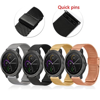 สายคล้องคอของ Milanese สำหรับ Garmin Vivoactive 3 Venu sq Smartwatch