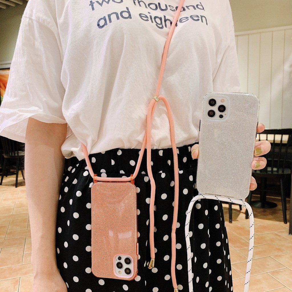 เคส iphone 12mini/12/12pro/12promax แบบมีสายสะพาย 💥พร้อมส่ง💥