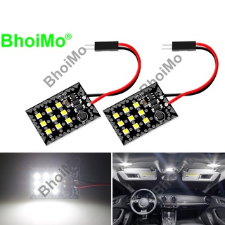 Bhoimohigh หลอดไฟ led 9SMD ba9s t4w 194 168 C10W C5W C3W t10 w5w 3030 DC12V DC24v อุปกรณ์เสริม สําหรับติดตกแต่งภายในรถยนต์