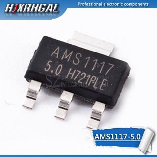 ชุดชิ้นส่วนอิเล็กทรอนิกส์ Ams1117-5.0 Sot-223 Ams1117-5V Sot223 Smd 50 ชิ้น