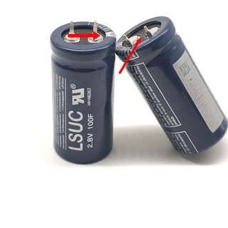 2 . 8 V 100 F Style Lsuc Farad Capacitor 2 . 8 V 100 F Can Be Used As A โมดูลรถยนต์ 1ชิ้น